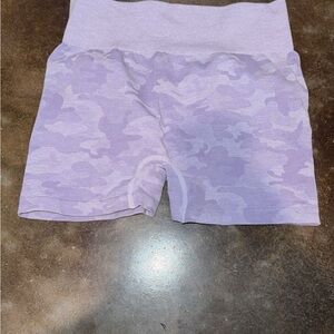 Women's Purple Camo Shorts